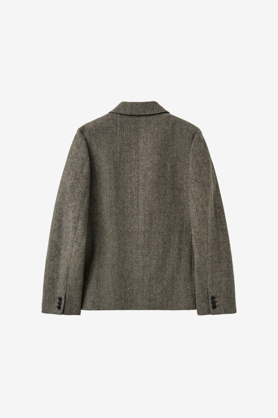 Insilence - Classic Three-Button Jacket (Melange Brown) product image 8 | TRAB K-Fashion Australia