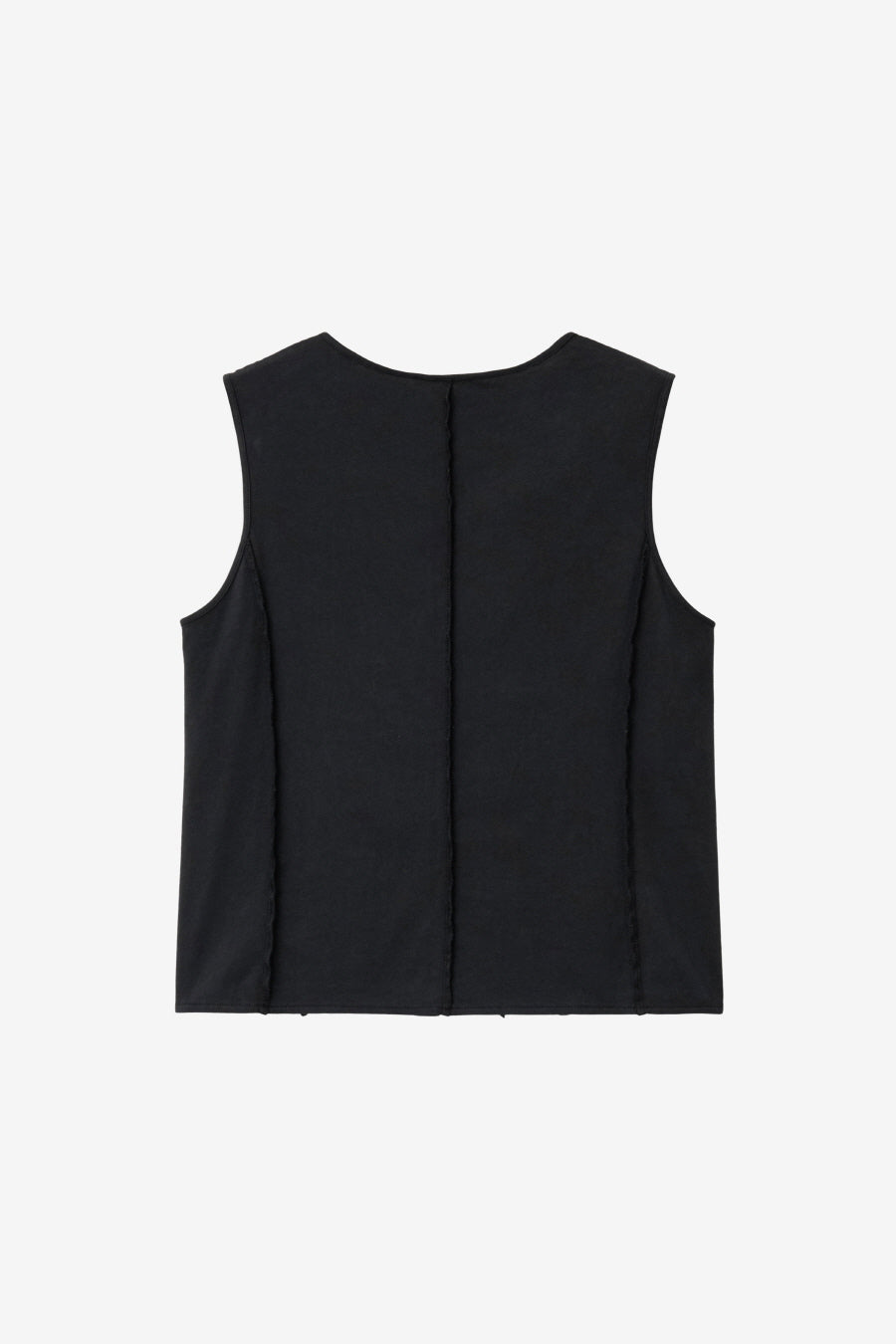 Insilence - Ruffled Decki Sleeveless (Black) product image 8 | TRAB K-Fashion Australia