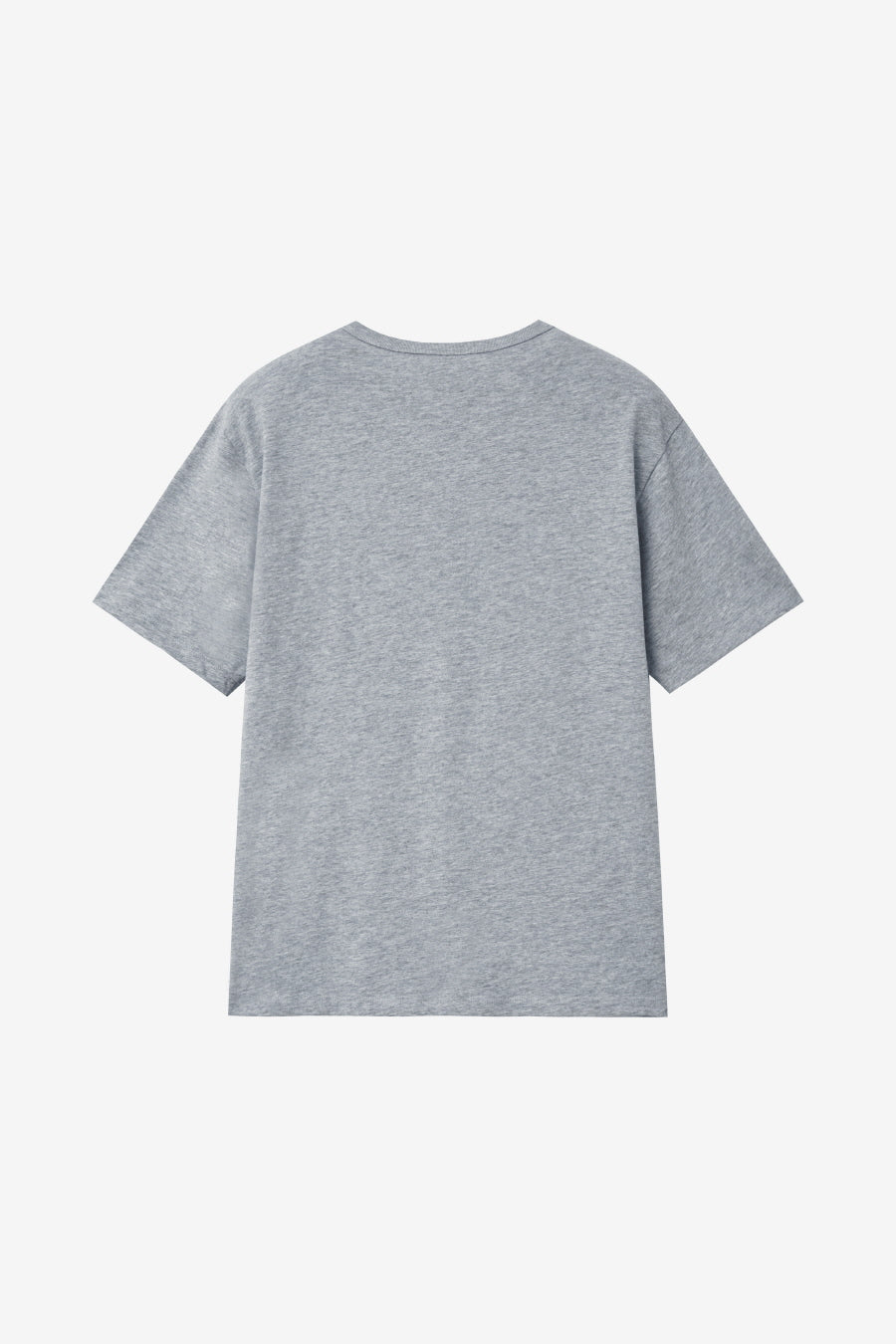 Insilence - Henley Neck Short Sleeve (Melange Grey) product image 6 | TRAB K-Fashion Australia