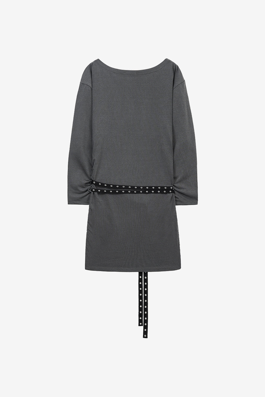 Insilence - Belted Jersey One-Piece (Charcoal) product image 10 | TRAB K-Fashion Australia