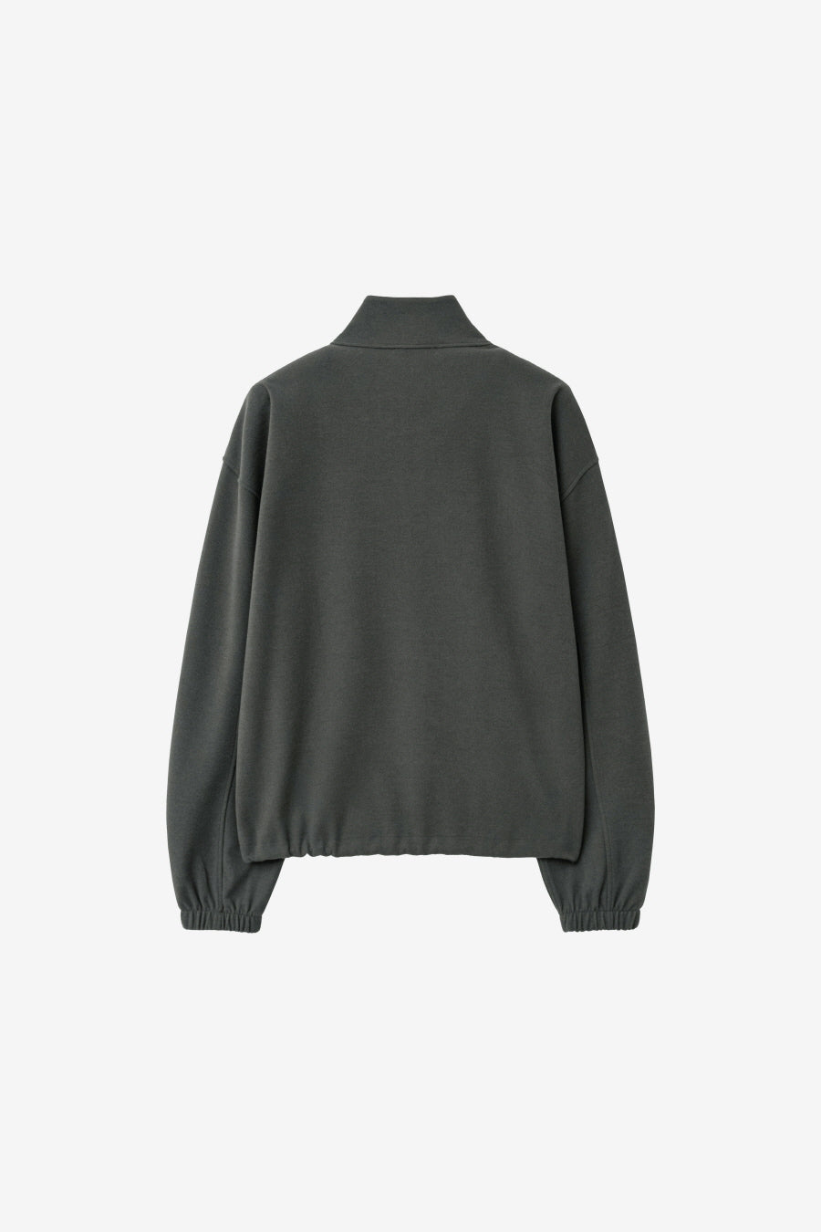 Insilence - Fleece Quarter Zip-Up (Charcoal) product image 8 | TRAB K-Fashion Australia