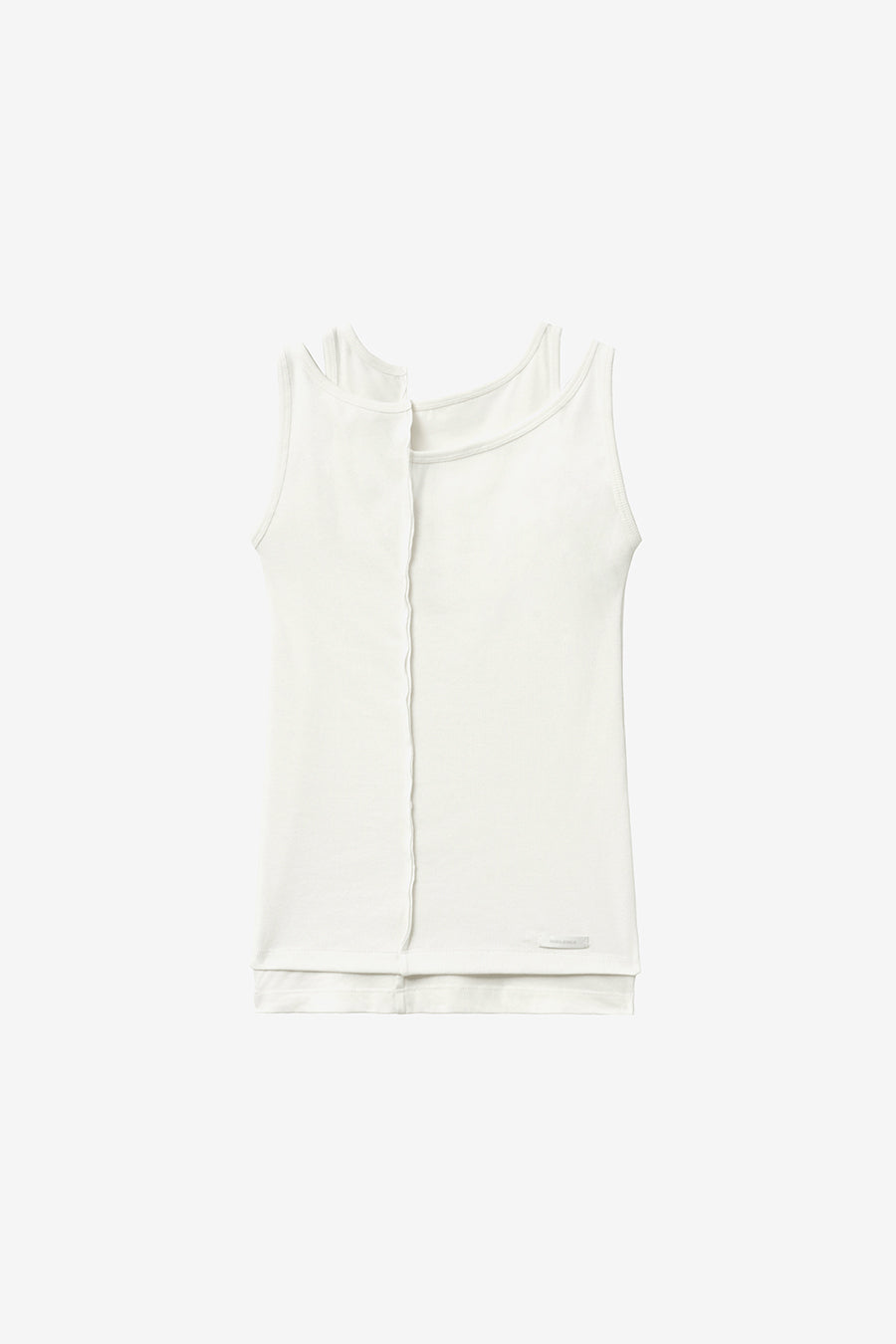 Insilence - Unbalanced Layer Sleeveless (White) product image 8 | TRAB K-Fashion Australia