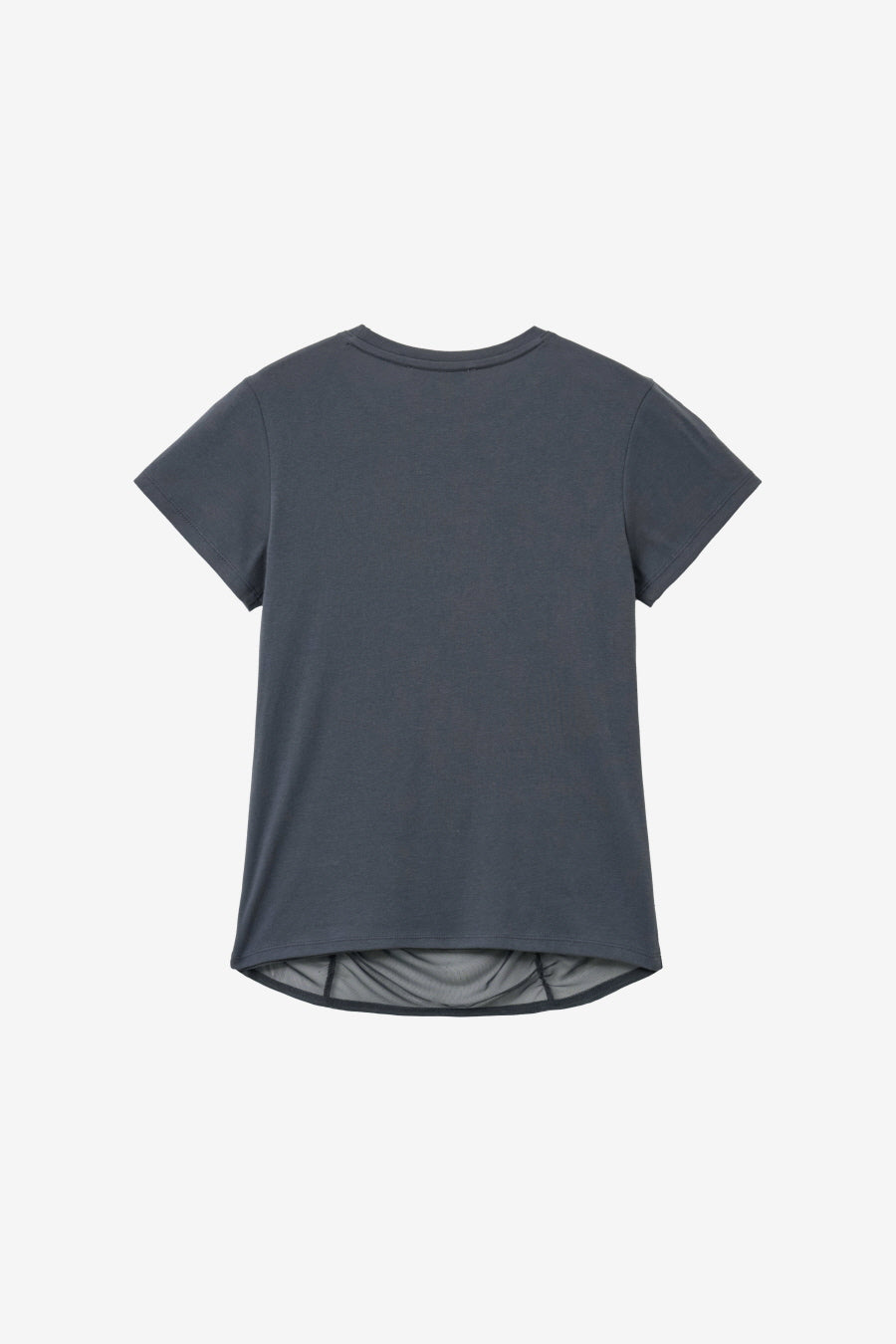 Insilence - Mesh Layered Short Sleeve (Charcoal) product image 8 | TRAB K-Fashion Australia