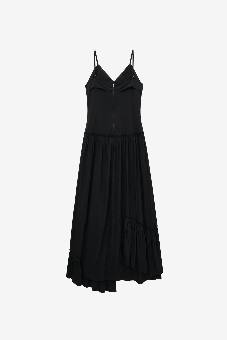 Insilence - Vintage Frill Maxi Dress (Black) product image 8 | TRAB K-Fashion Australia