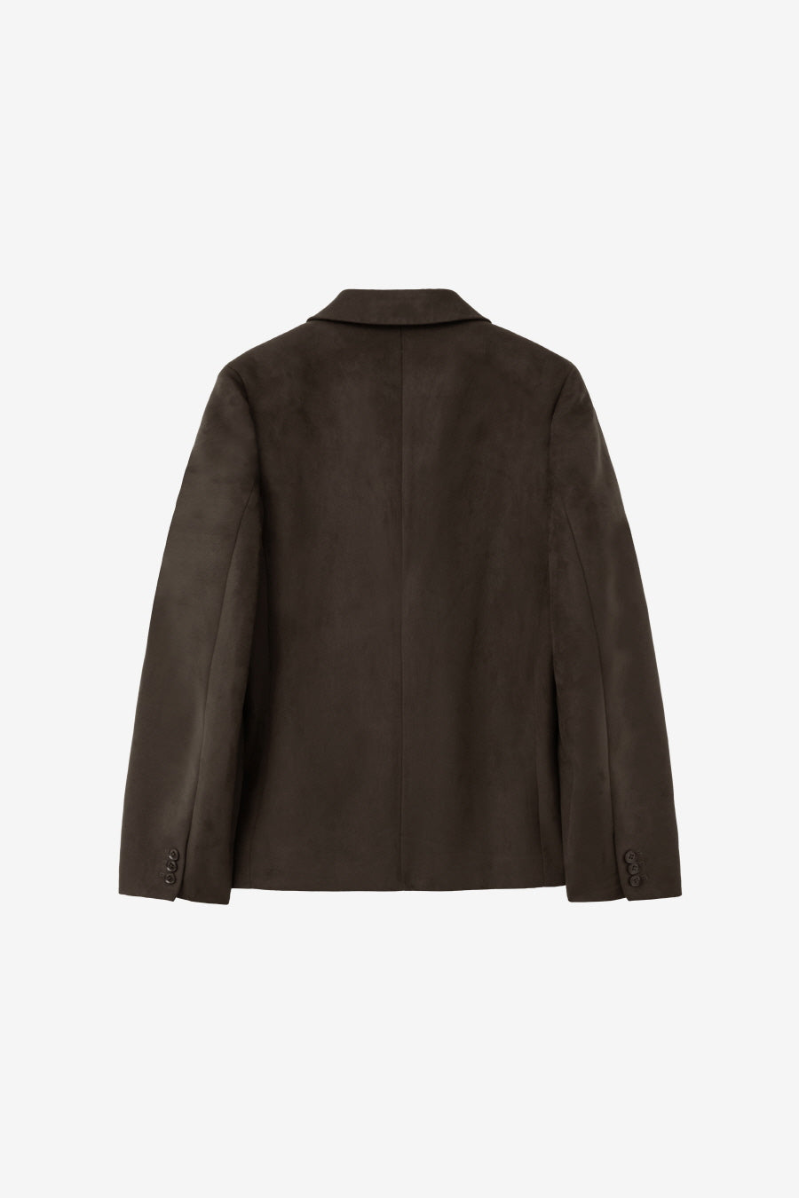 Insilence - Classic Three-Button Jacket (Suede Brown) product image 8 | TRAB K-Fashion Australia
