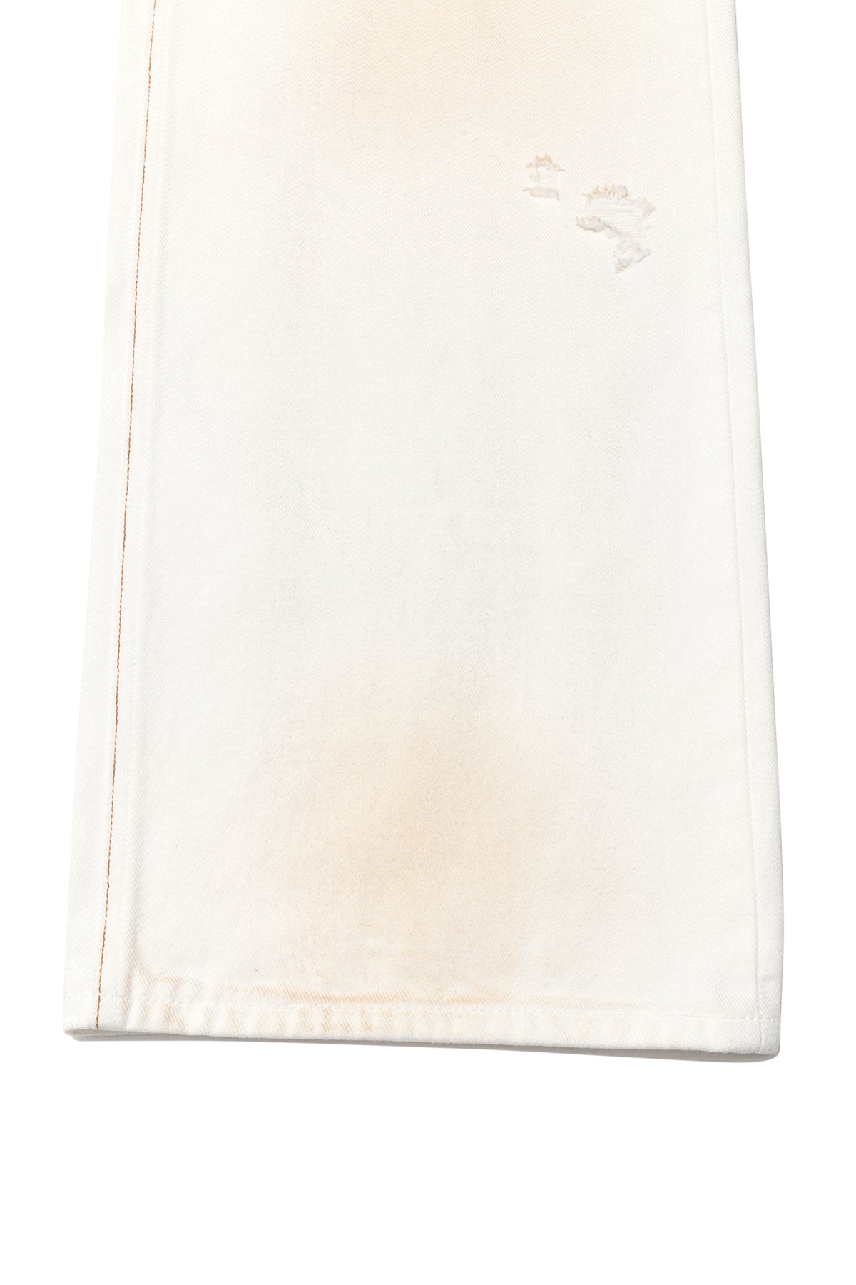 Matin Kim - Embo Washed Denim Pants (Ivory) product image 5 | TRAB K-Fashion Australia