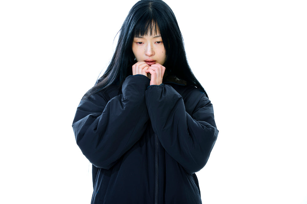 Coyseio - Petal Reversible Fleece Jacket (Brown) product image 7 | TRAB K-Fashion Australia