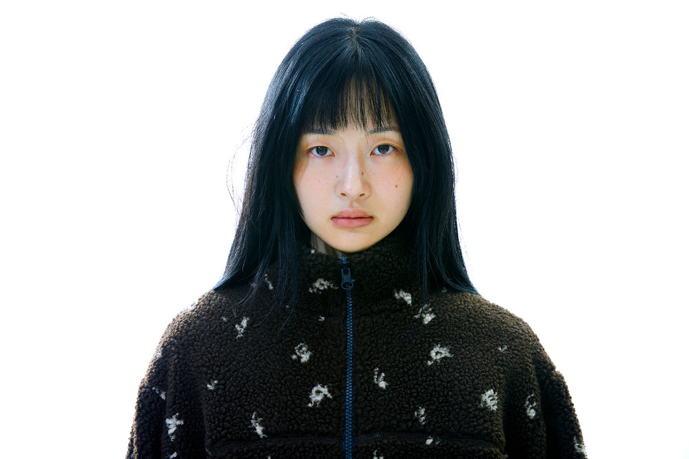 Coyseio - Petal Reversible Fleece Jacket (Brown) product image 4 | TRAB K-Fashion Australia