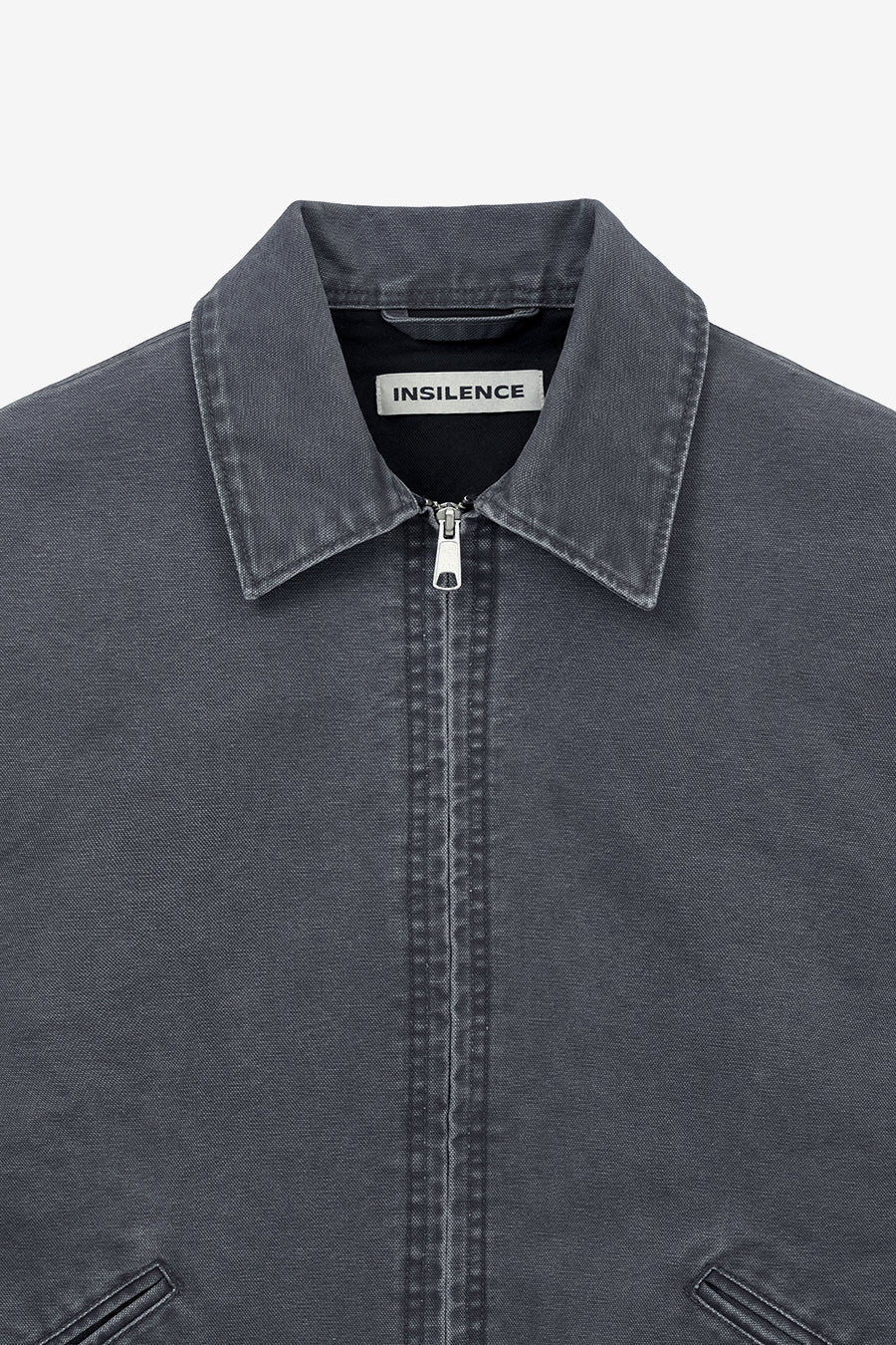 Insilence - Duck Cotton Work Jacket (Faded Grey) product image 9 | TRAB K-Fashion Australia