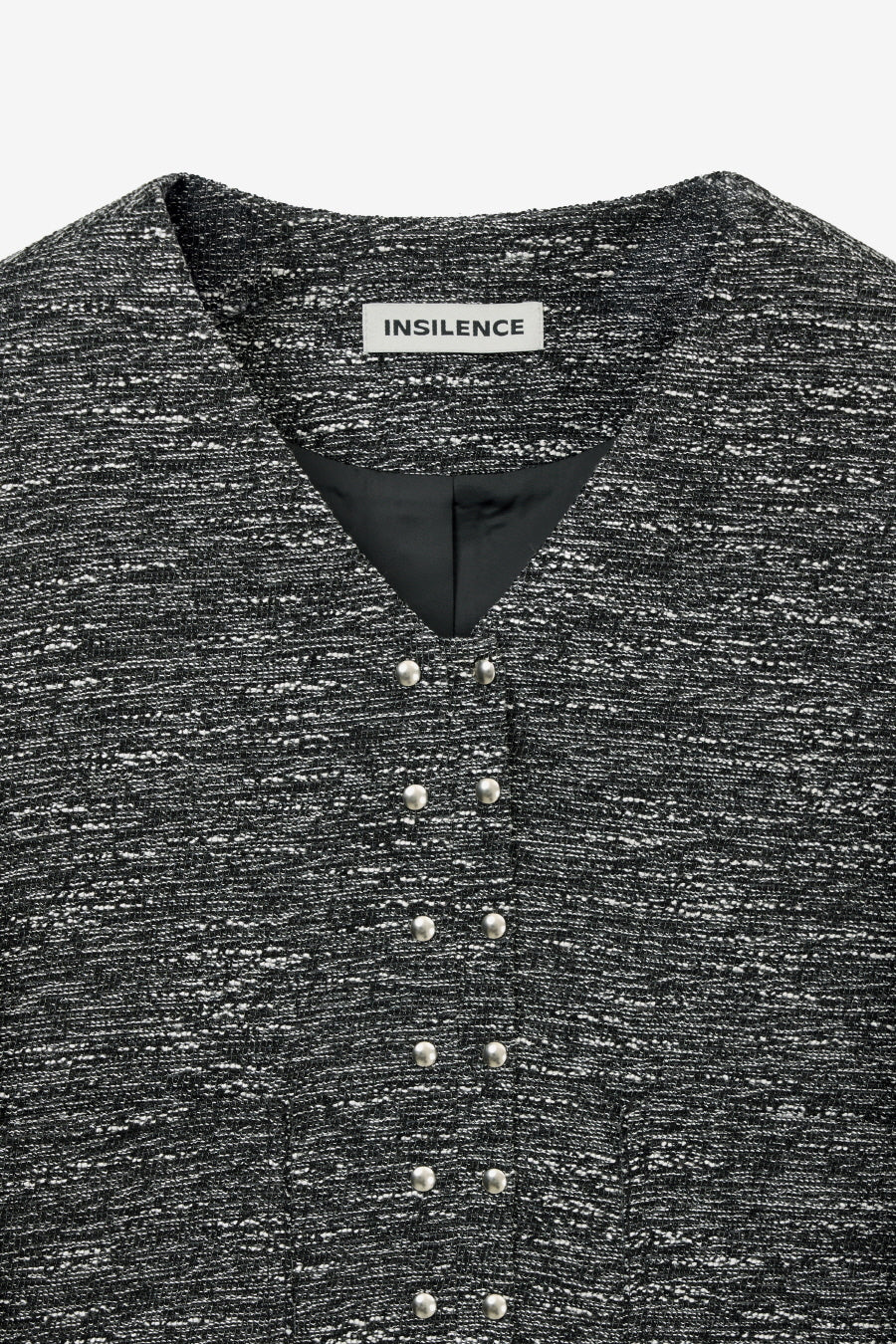 Insilence - Snap Detail Tweed Jacket (Multi) product image 9 | TRAB K-Fashion Australia
