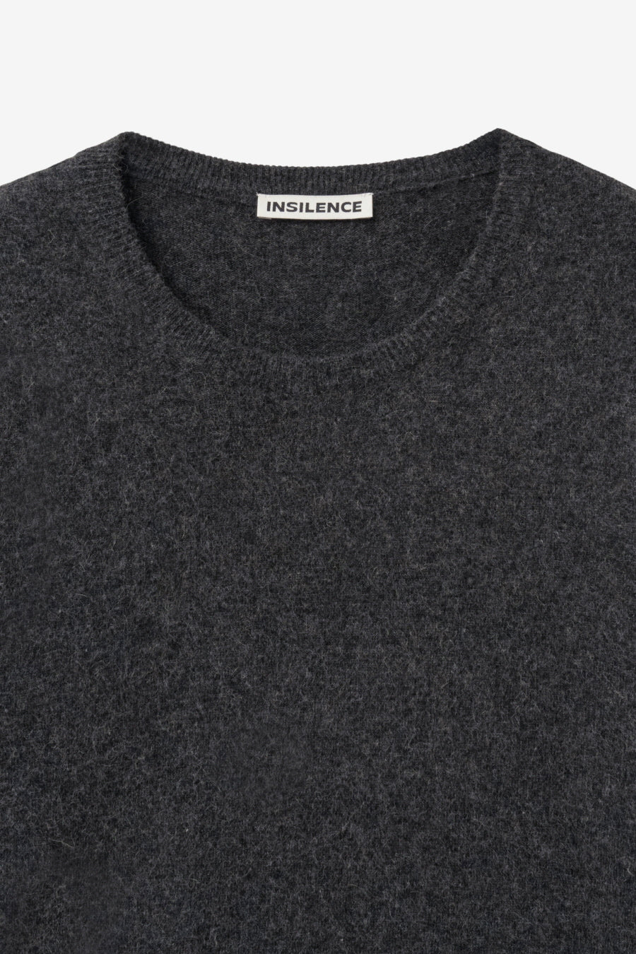 Insilence - Raccoon Crew Neck Knit (Charcoal) product image 9 | TRAB K-Fashion Australia