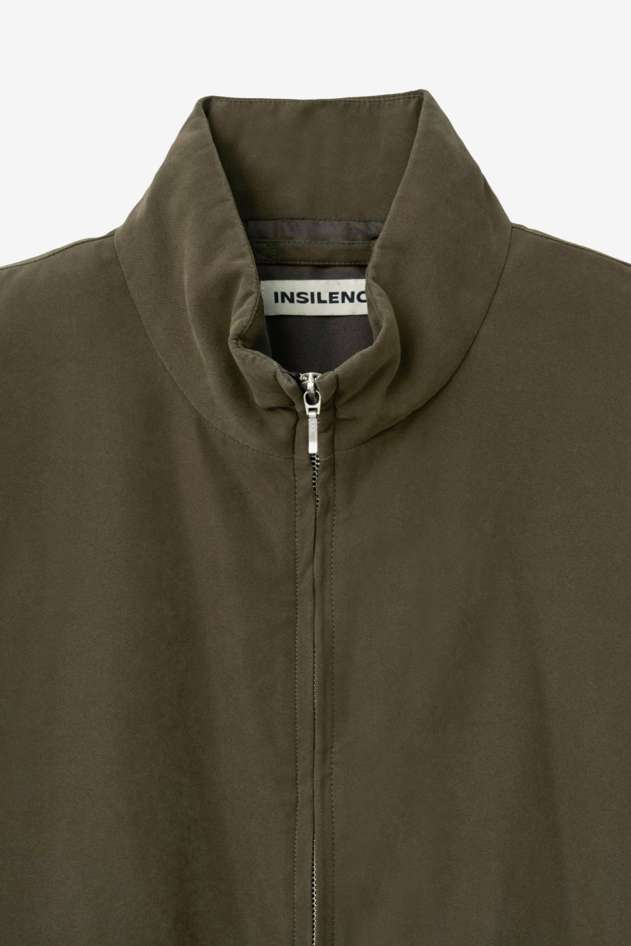 Insilence - High-neck Blouson Jumper (Olive) product image 9 | TRAB K-Fashion Australia