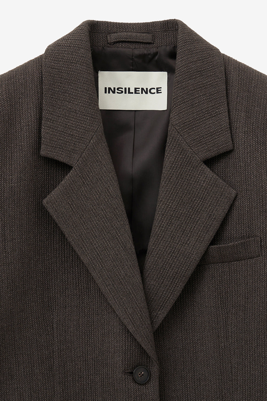 Insilence - Oversize Wool Blazer (Brown) product image 9 | TRAB K-Fashion Australia