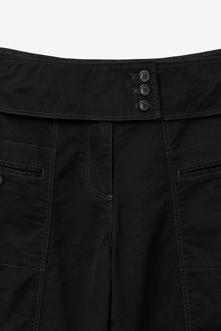 Insilence - Washed Cotton Pocket Pants (Black) product image 9 | TRAB K-Fashion Australia