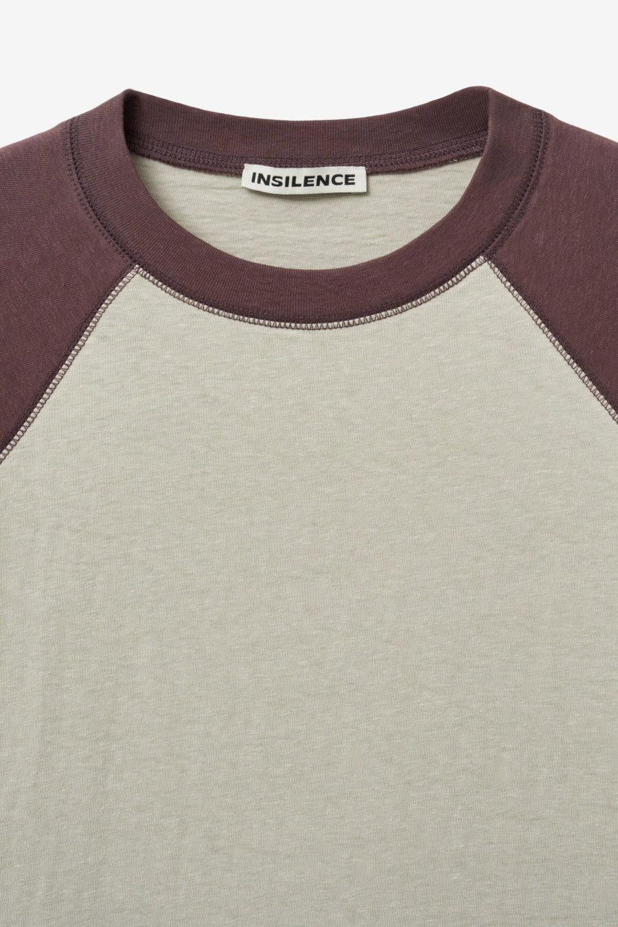 Insilence - Twist Raglan T-Shirt (Ash Beige) product image 9 | TRAB K-Fashion Australia