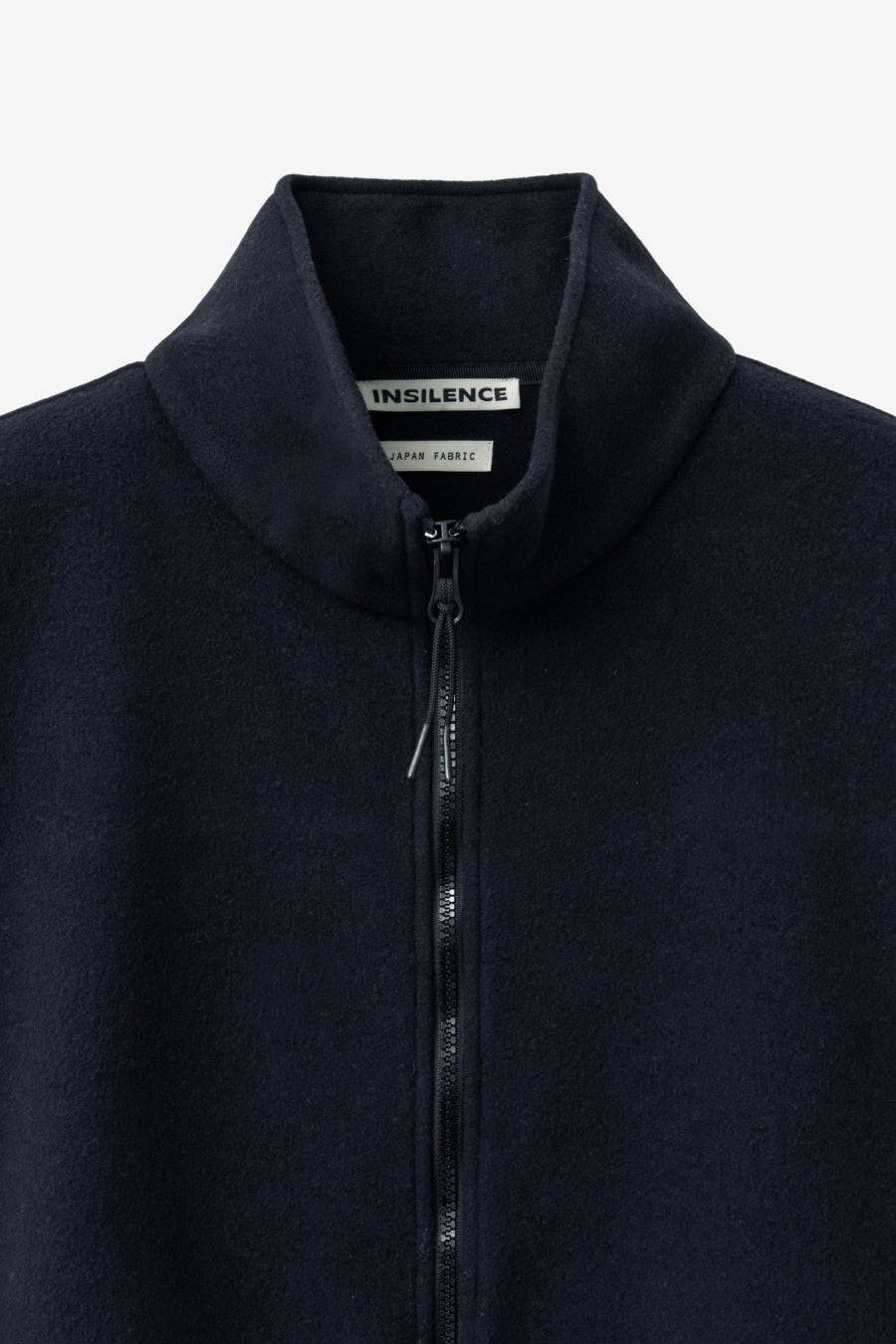 Insilence - Fleece Full Zip-Up Jumper (Navy) product image 9 | TRAB K-Fashion Australia