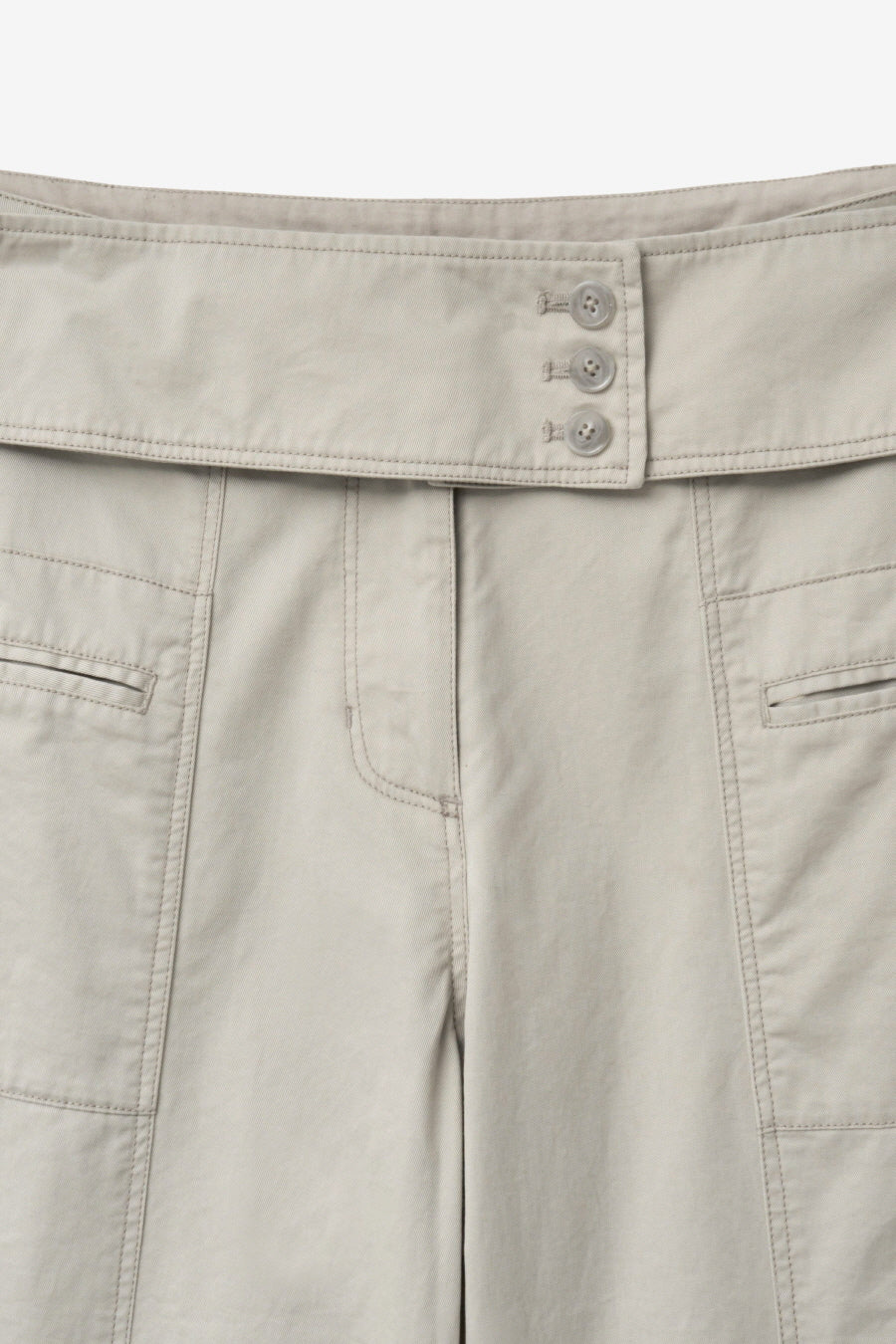 Insilence - Washed Cotton Pocket Pants (Light Beige) product image 9 | TRAB K-Fashion Australia