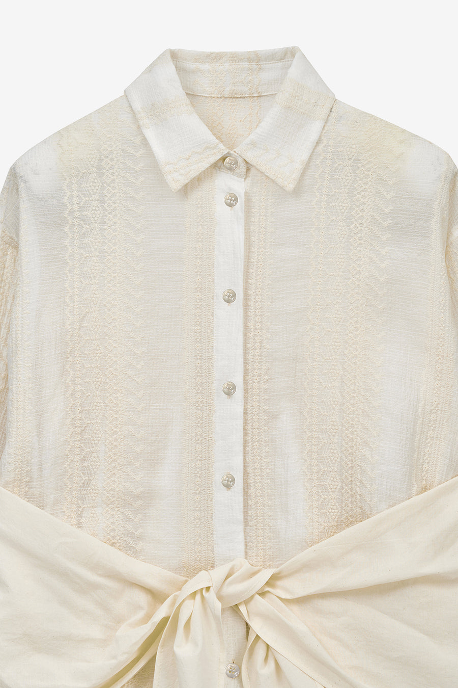Insilence - Lace Tide Shirt (Ivory) product image 11 | TRAB K-Fashion Australia