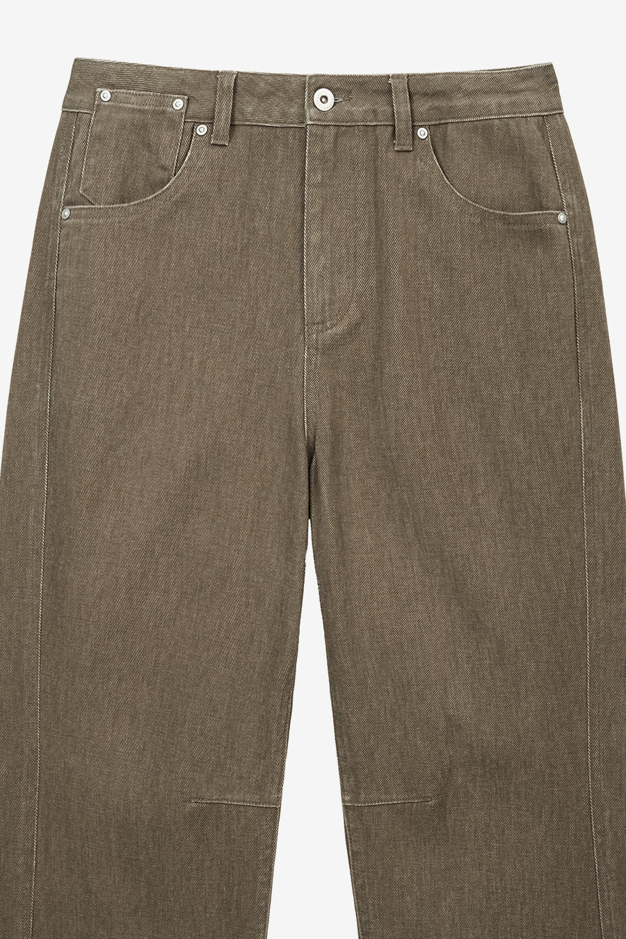 Insilence - Curved Cation Denim (Khaki) product image 9 | TRAB K-Fashion Australia