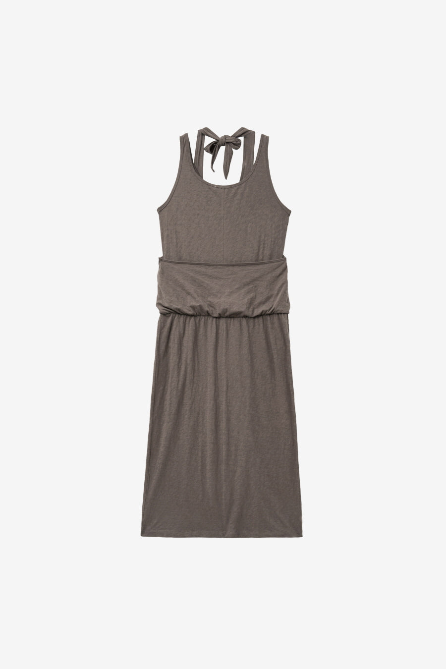 Insilence - Knit-like Layered Dress (Brown) product image 8 | TRAB K-Fashion Australia