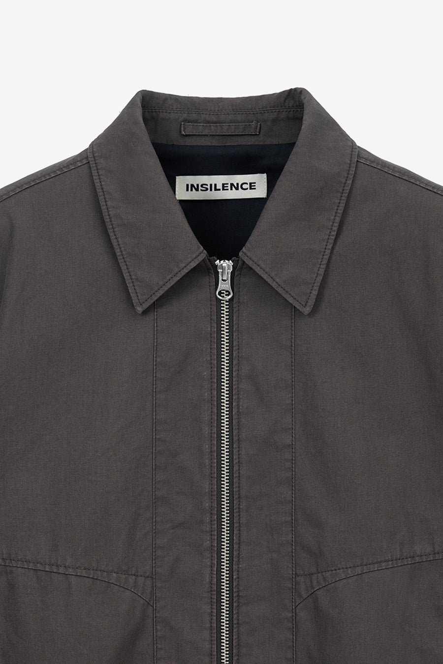 Insilence - Stud Cotton Blouson (Brown) product image 9 | TRAB K-Fashion Australia