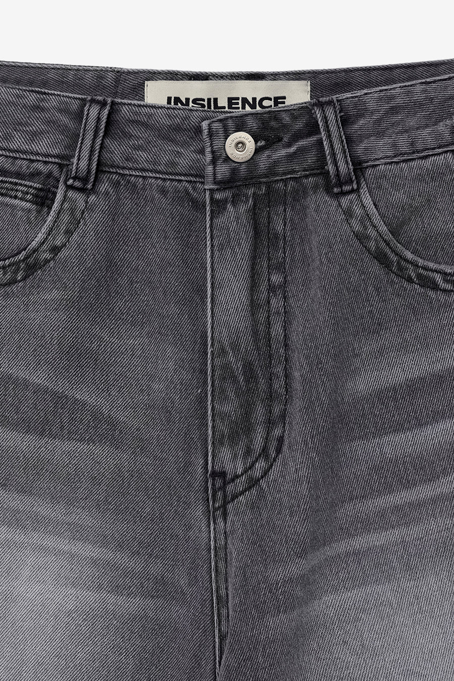 Insilence - Wide Bermuda Denim (Dark Grey) product image 9 | TRAB K-Fashion Australia