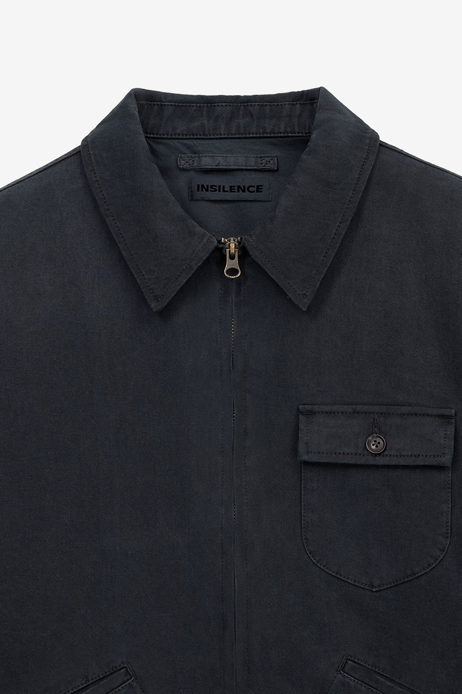 Insilence - Garment Dyed Drizzler Jacket (Faded Black) product image 9 | TRAB K-Fashion Australia