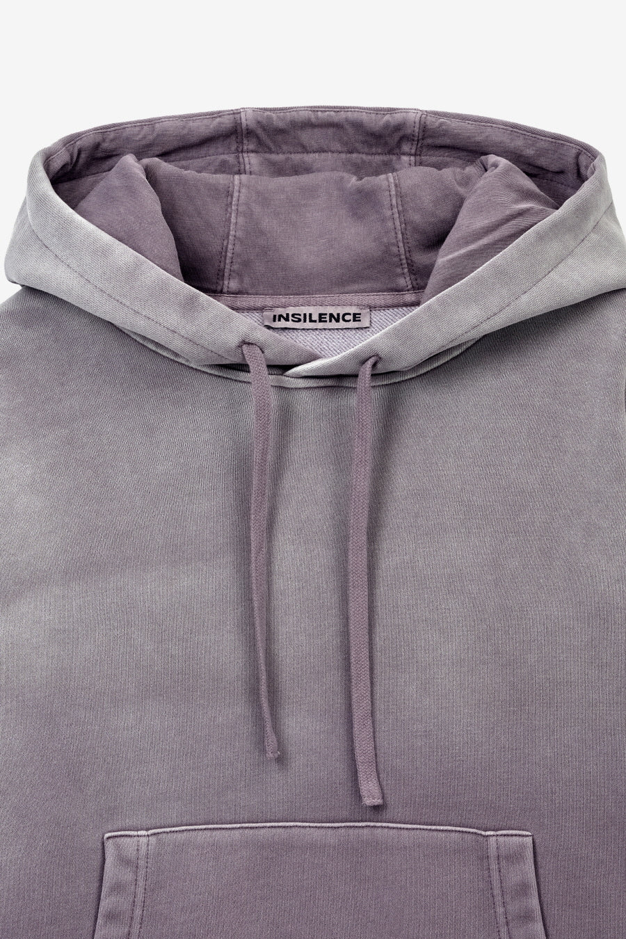 Insilence - Washed Color Soft Hoodie (Purple) product image 9 | TRAB K-Fashion Australia