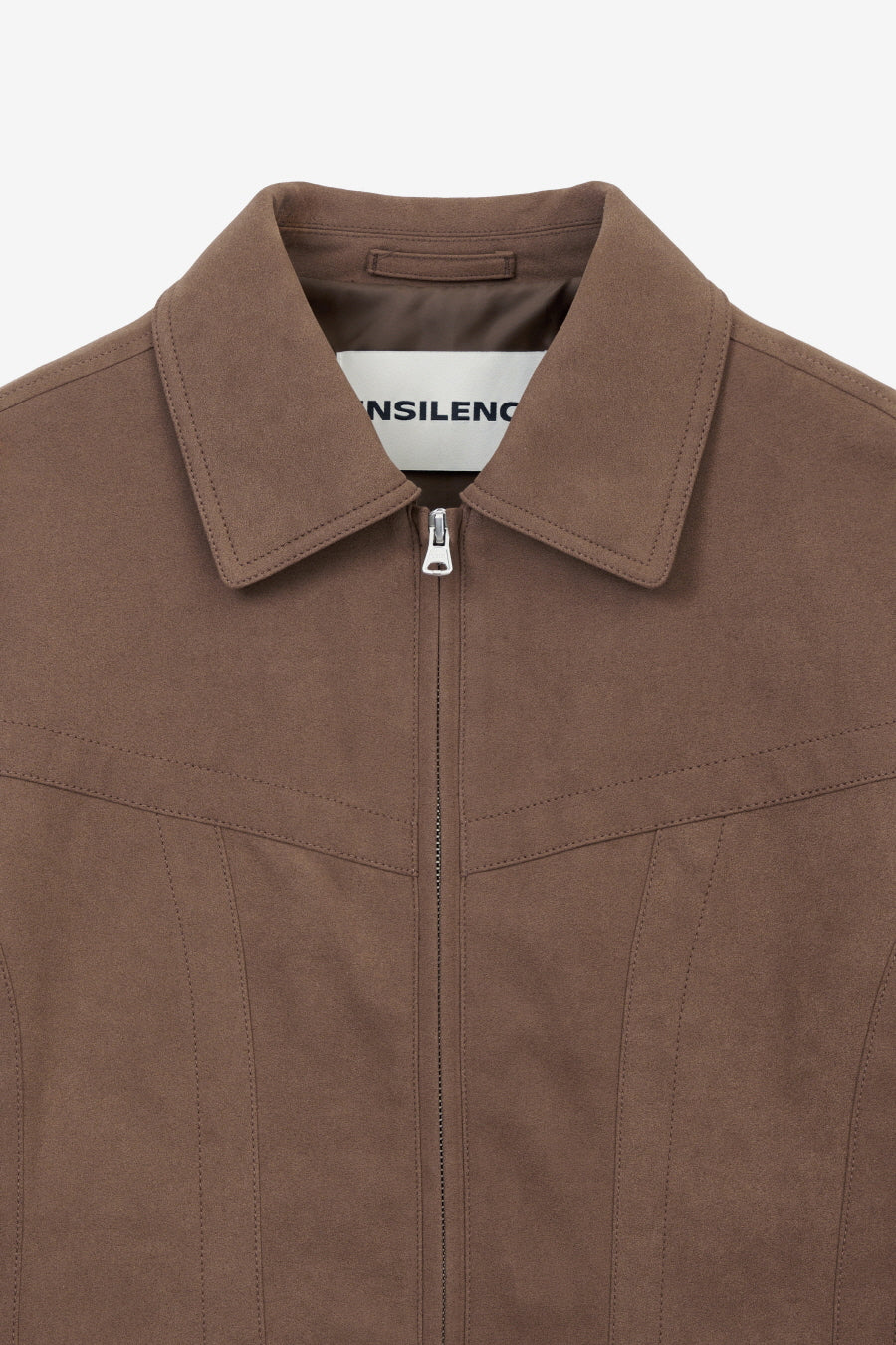 Insilence - Vintage Faux Suede Jacket (Brown) product image 9 | TRAB K-Fashion Australia