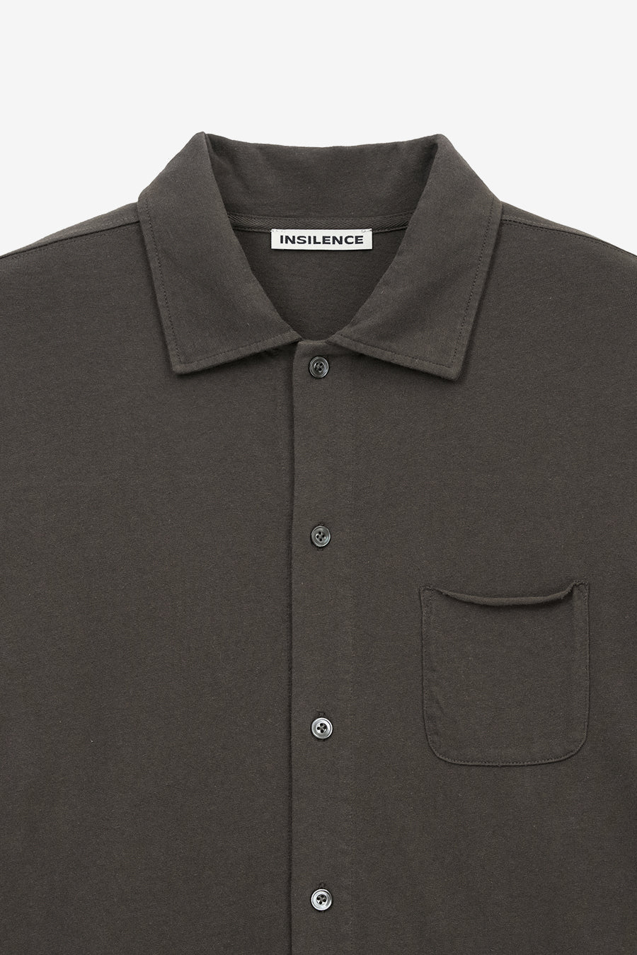 Insilence - Organic Cotton Jersey Shirt (Brown) product image 9 | TRAB K-Fashion Australia