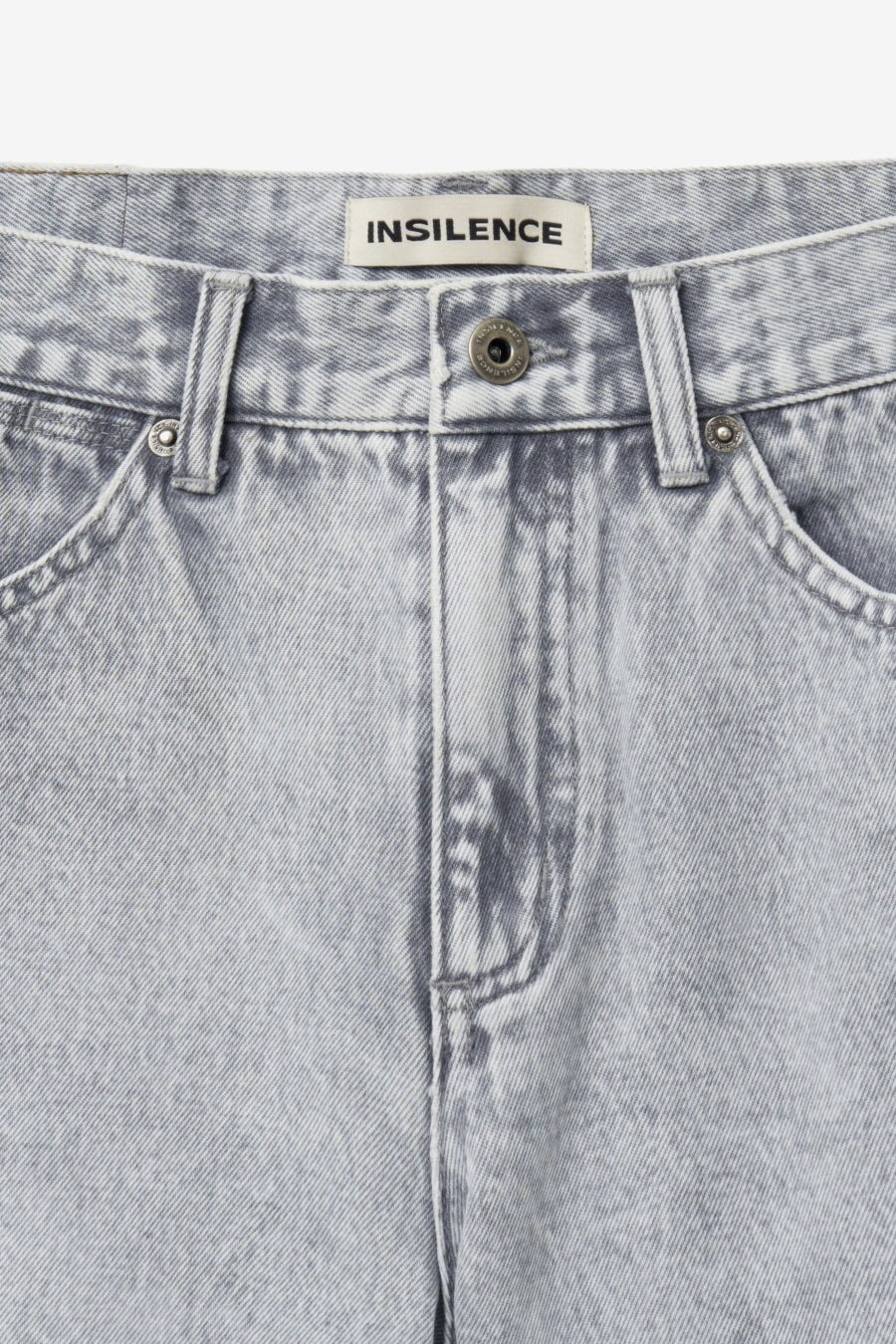 Insilence - Low Bermuda Pants (Washed Grey) product image 9 | TRAB K-Fashion Australia
