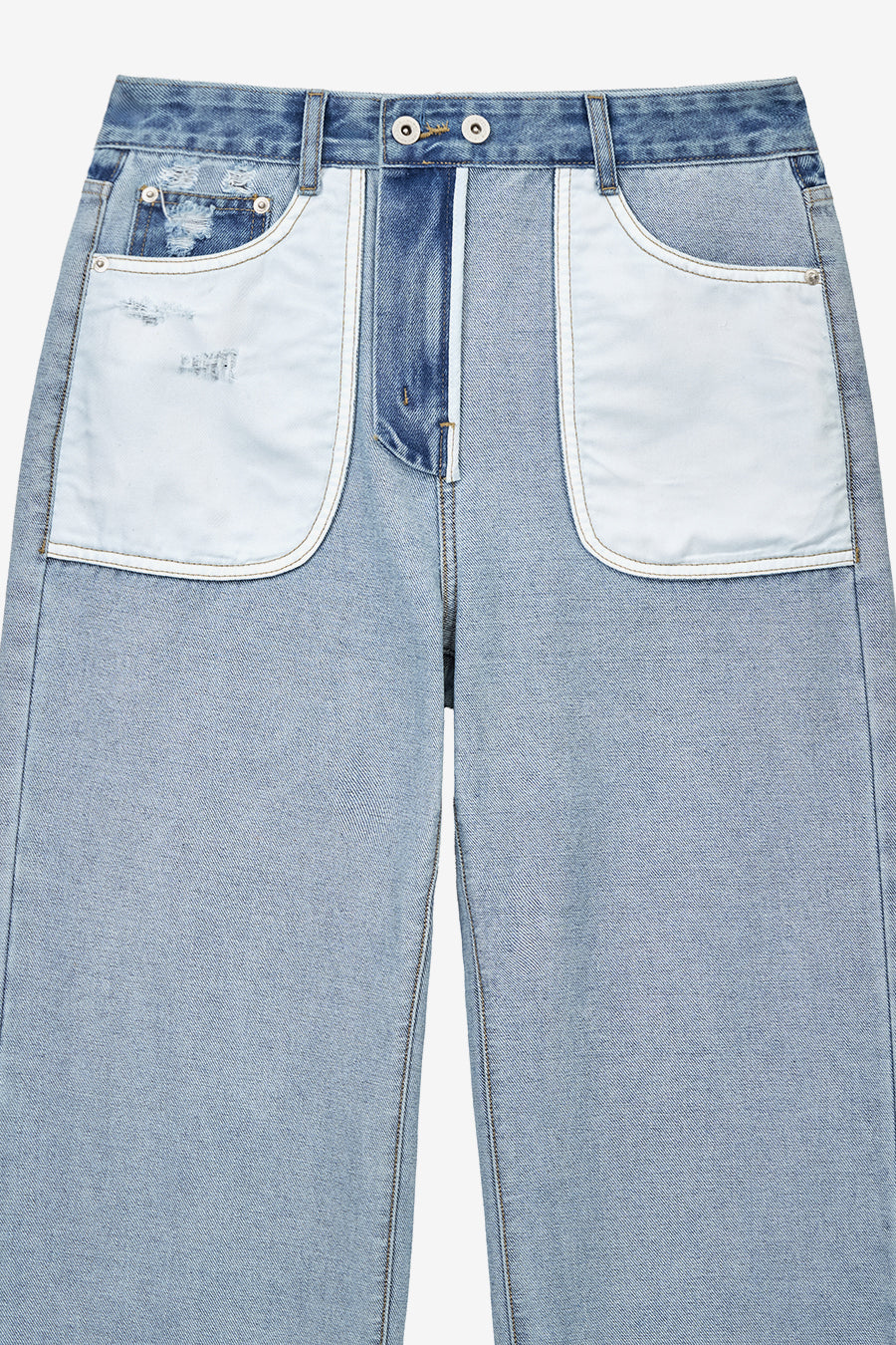 Insilence - Reverse Straight Denim (Blue) product image 9 | TRAB K-Fashion Australia
