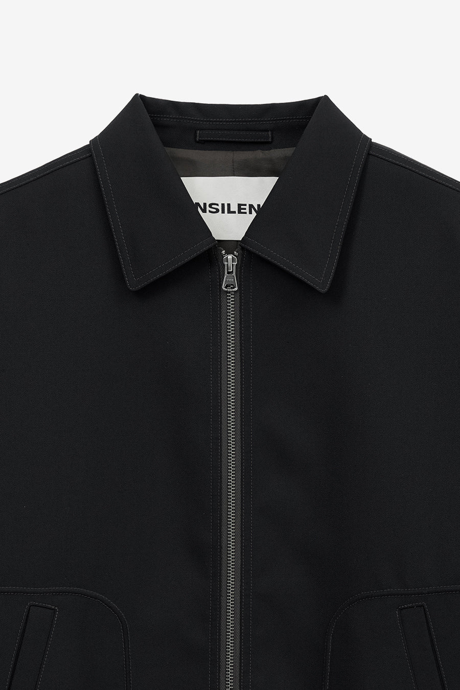 Insilence - Wool Drizzler Blouson (Black) product image 11 | TRAB K-Fashion Australia