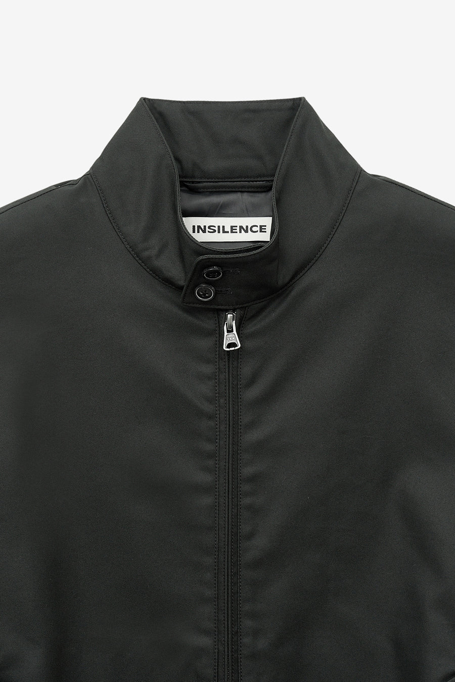 Insilence - Chambray Harrington Jacket (Black Chambray) product image 9 | TRAB K-Fashion Australia