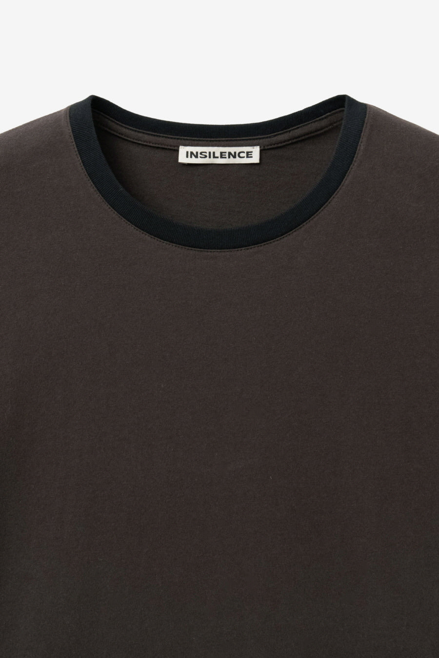 Insilence - Ringer T-shirt (Brown) product image 7 | TRAB K-Fashion Australia