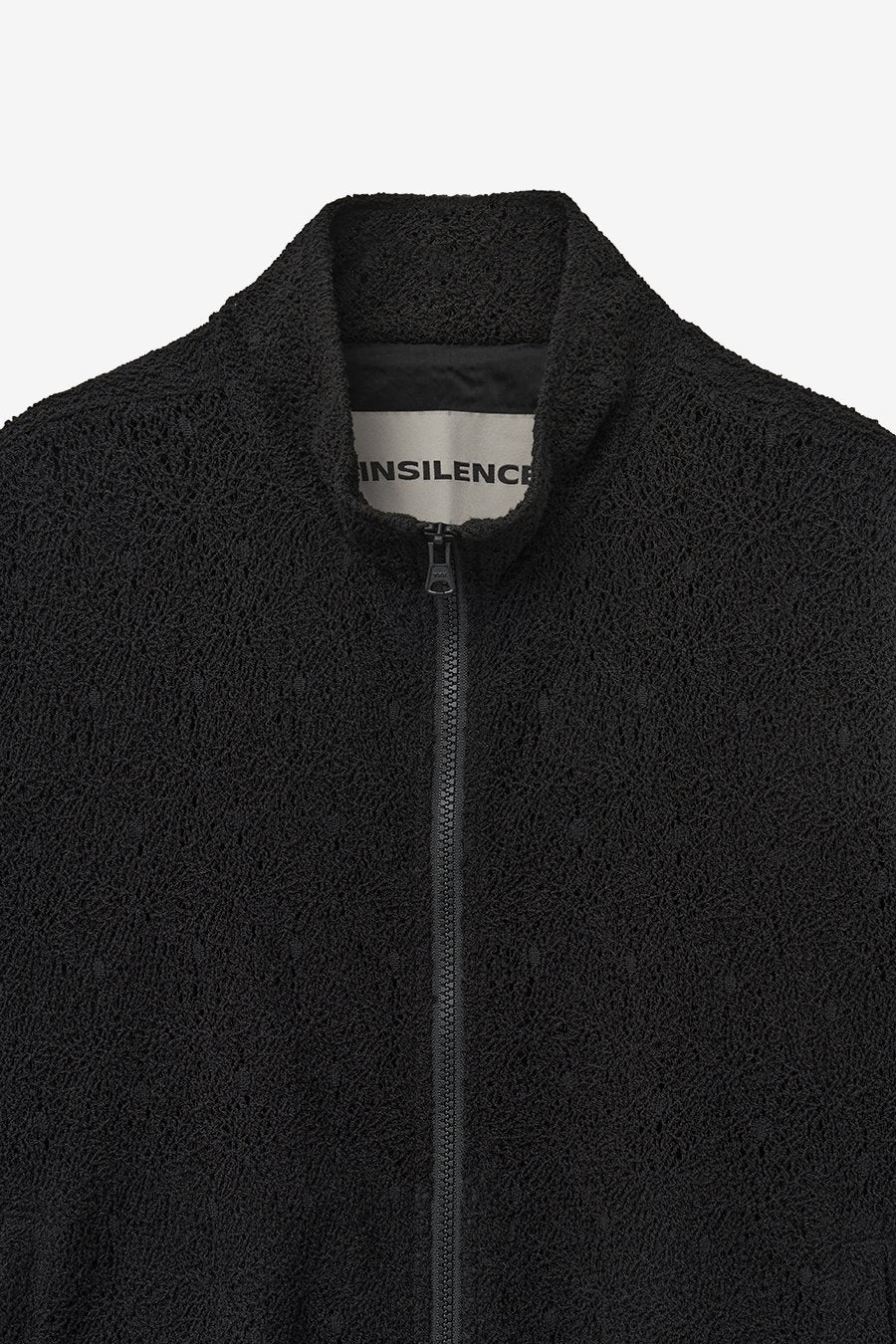 Insilence - Lace Zip-Up Jumper (Black) product image 9 | TRAB K-Fashion Australia