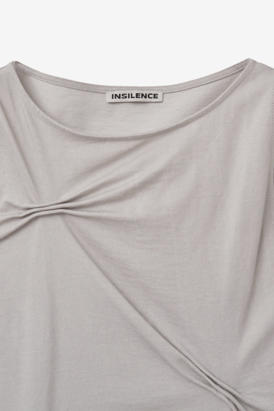 Insilence - Pintuck Draped Sleeveless (Ash Grey) product image 9 | TRAB K-Fashion Australia