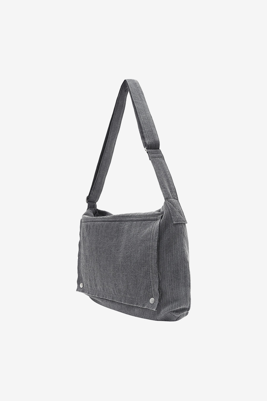 Insilence - Cotton Cut off Sling Bag (Charcoal) product image 9 | TRAB K-Fashion Australia