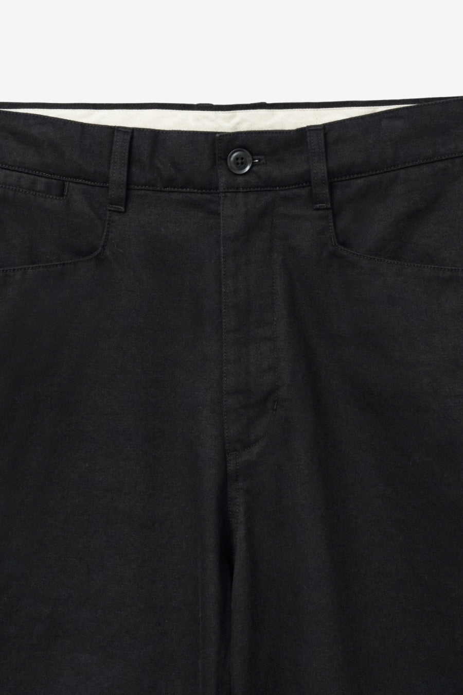 Insilence - Curved Chino Pants (Black) product image 7 | TRAB K-Fashion Australia