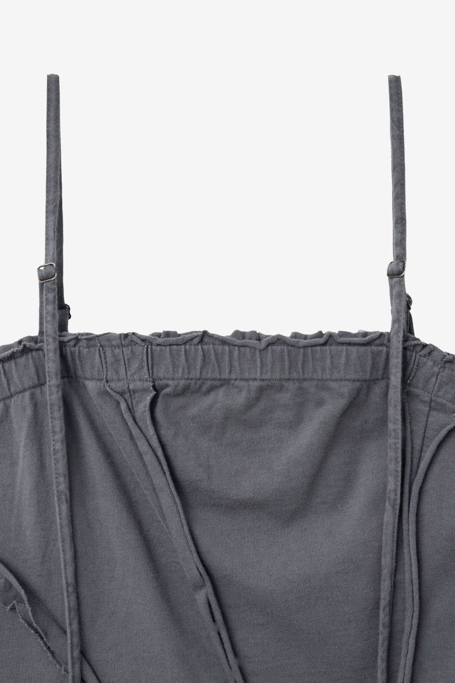 Insilence - Cotton Dyed Cut-Off Sleeveless (Charcoal) product image 9 | TRAB K-Fashion Australia
