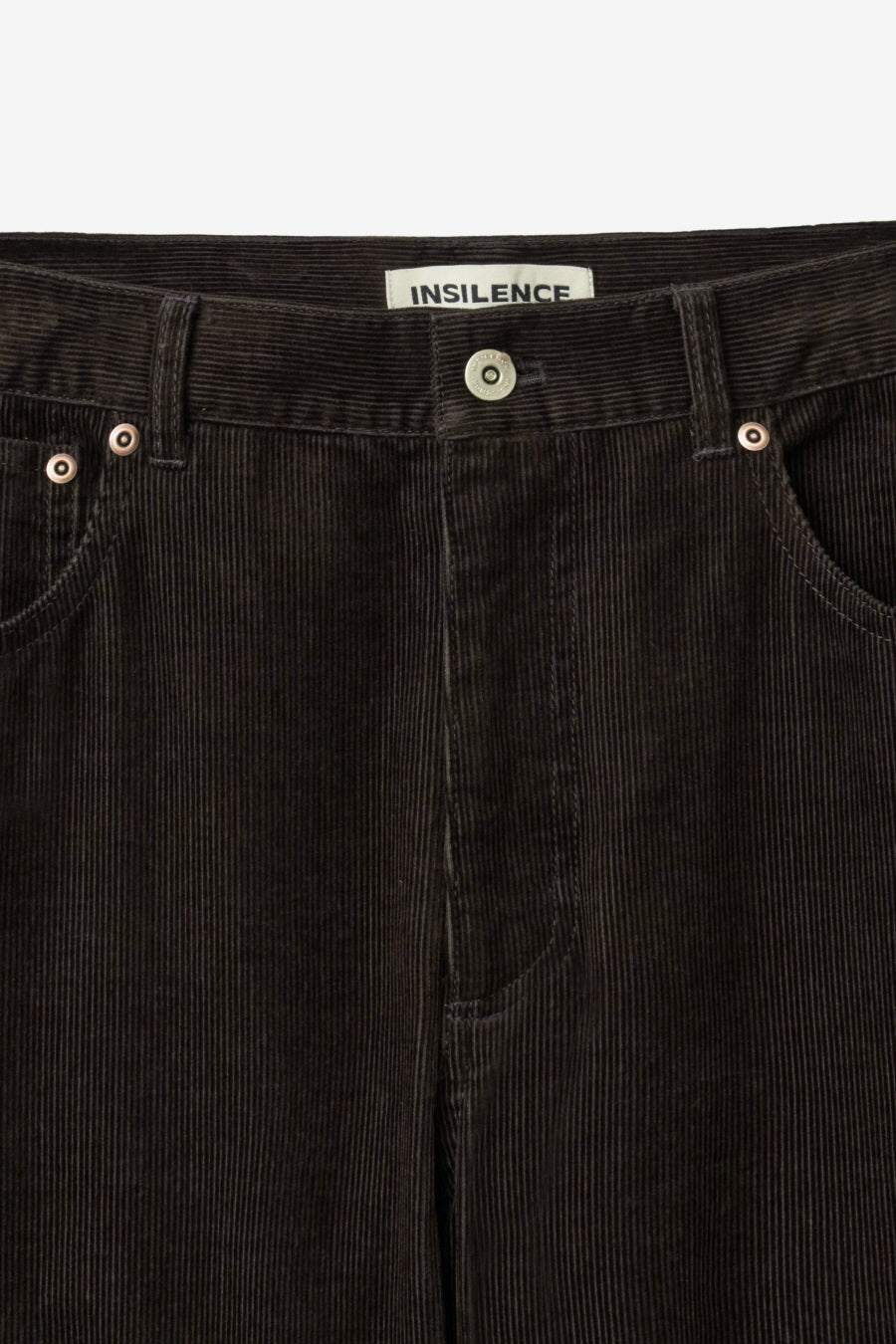 Insilence - Corduroy SemiFlare Pants (Brown) product image 9 | TRAB K-Fashion Australia