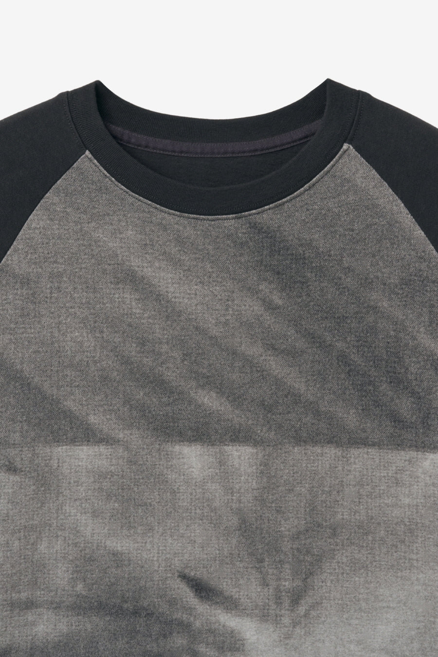 Insilence - Mono Print T-Shirt (Charcoal) product image 9 | TRAB K-Fashion Australia