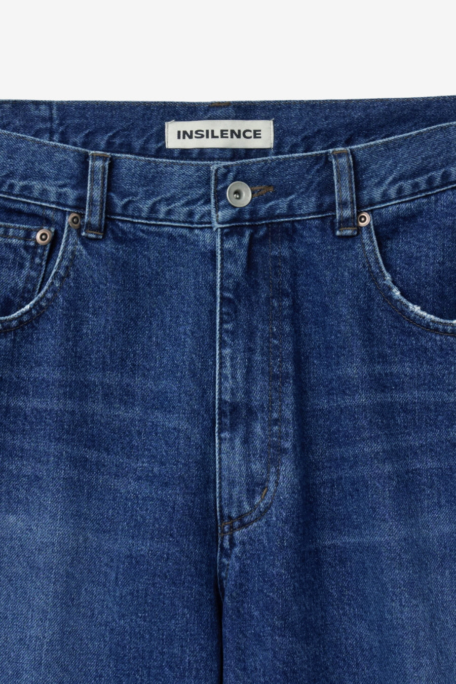 Insilence - Straight Fit Denim Pants (Blue) product image 11 | TRAB K-Fashion Australia