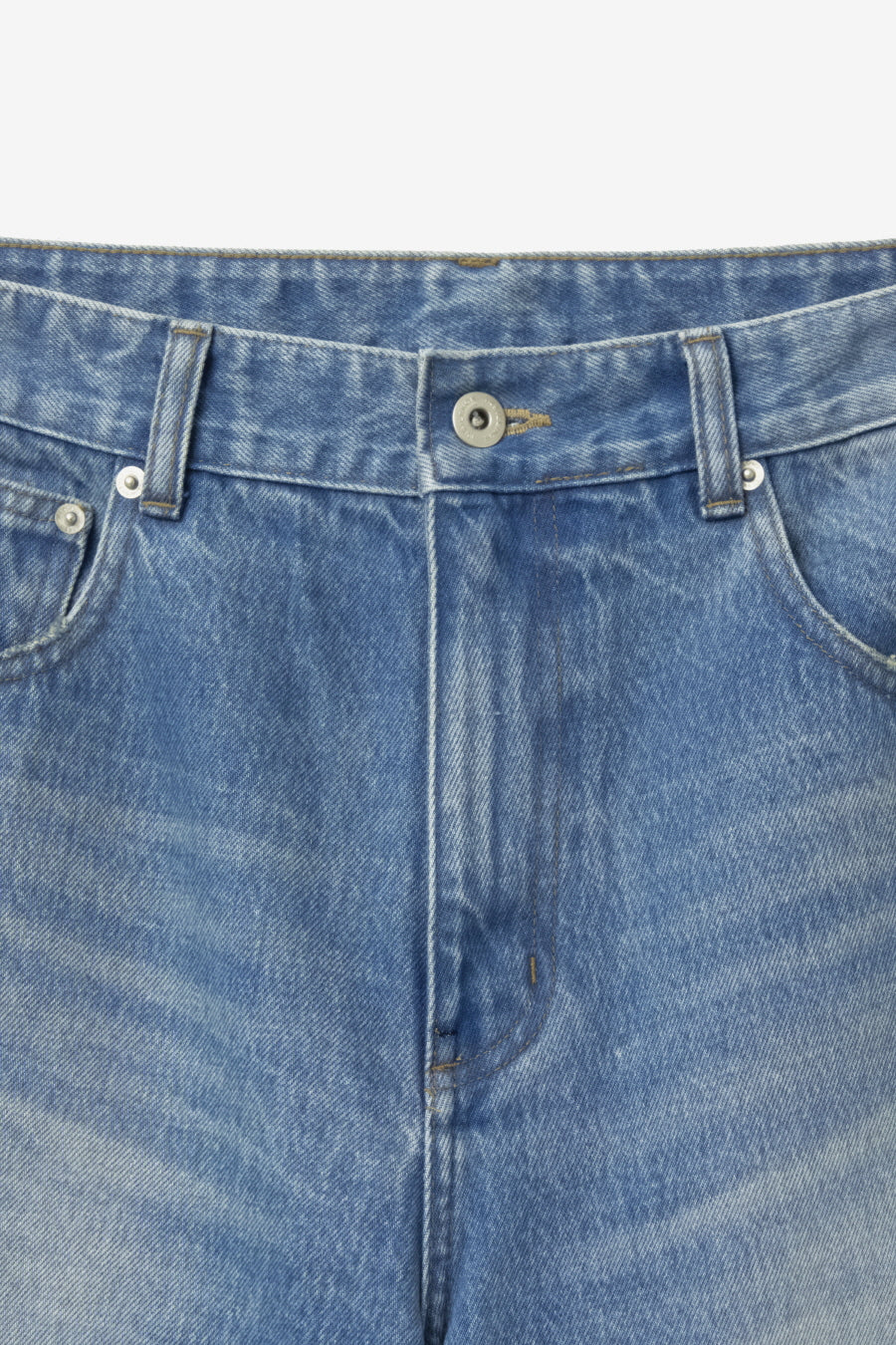 Insilence - Distressed Denim Shorts (Blue) product image 7 | TRAB K-Fashion Australia