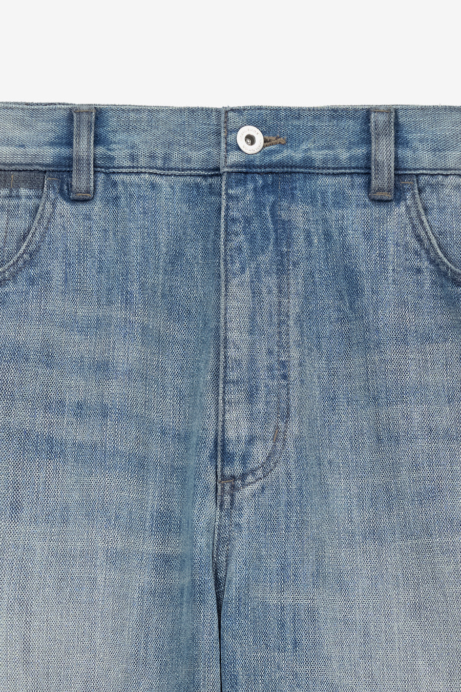 Insilence - Honeycomb Denim Pants (Light Blue) product image 9 | TRAB K-Fashion Australia