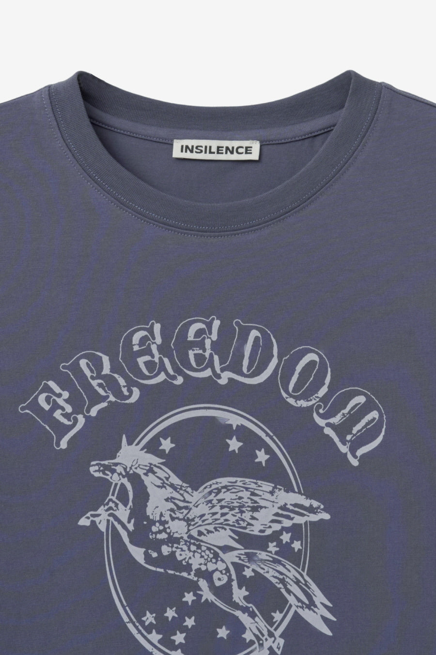 Insilence - Freedom Graphic T-shirt (Navy) product image 9 | TRAB K-Fashion Australia