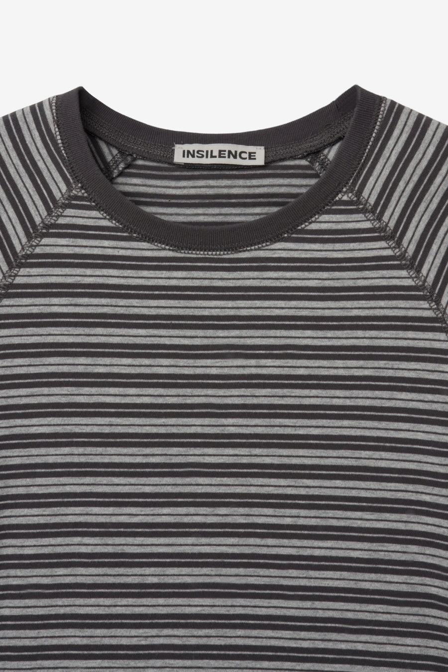 Insilence - Stripe Baby T-Shirt (Grey) product image 9 | TRAB K-Fashion Australia