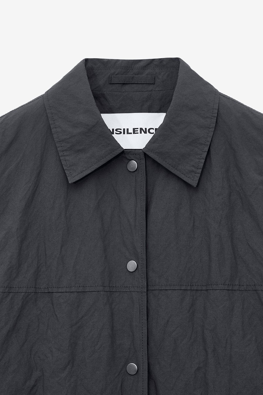 Insilence - Linkle Overfit Half Trench (Black) product image 9 | TRAB K-Fashion Australia