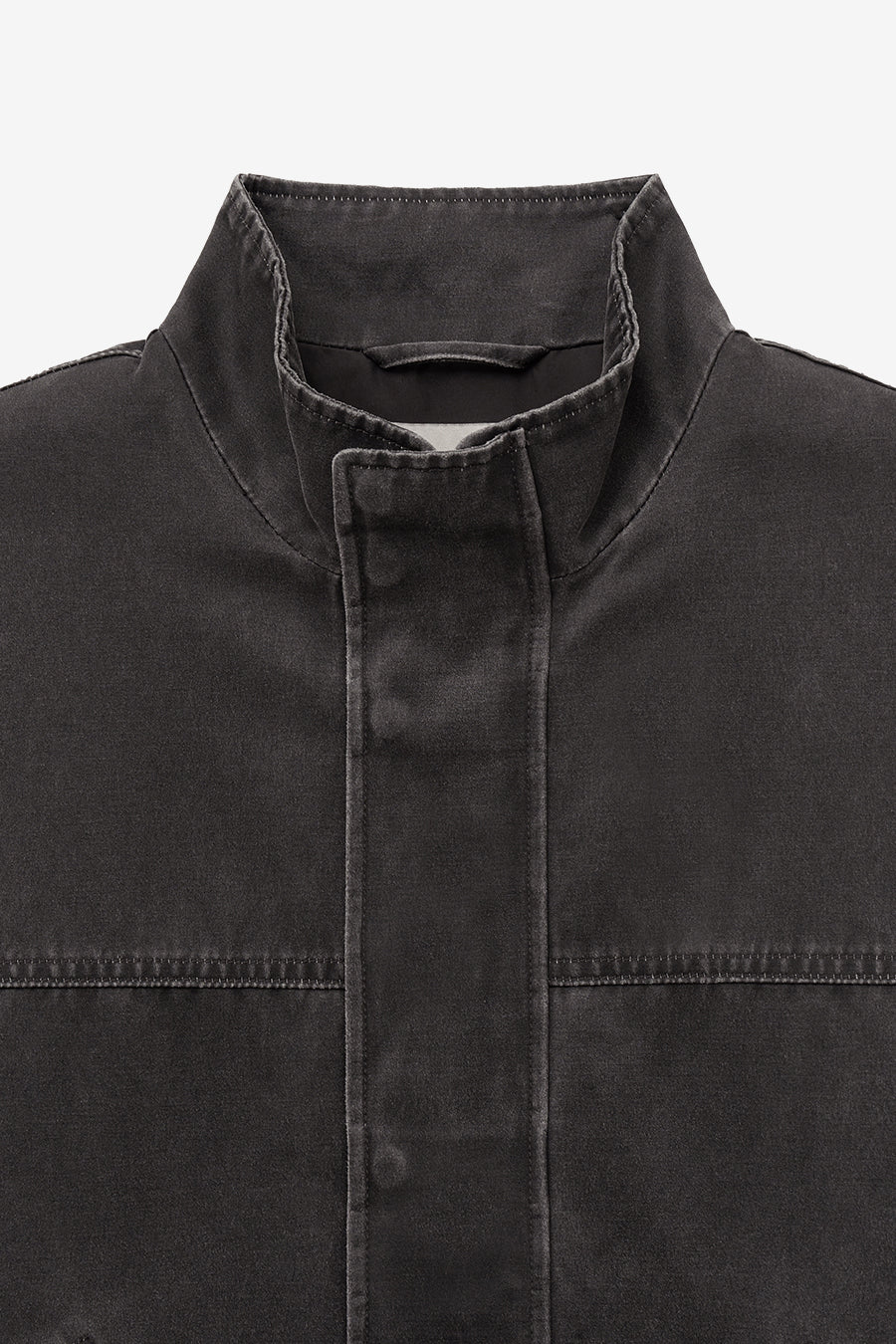 Insilence - Washed Faux Leather Jumper (Charcoal) product image 9 | TRAB K-Fashion Australia