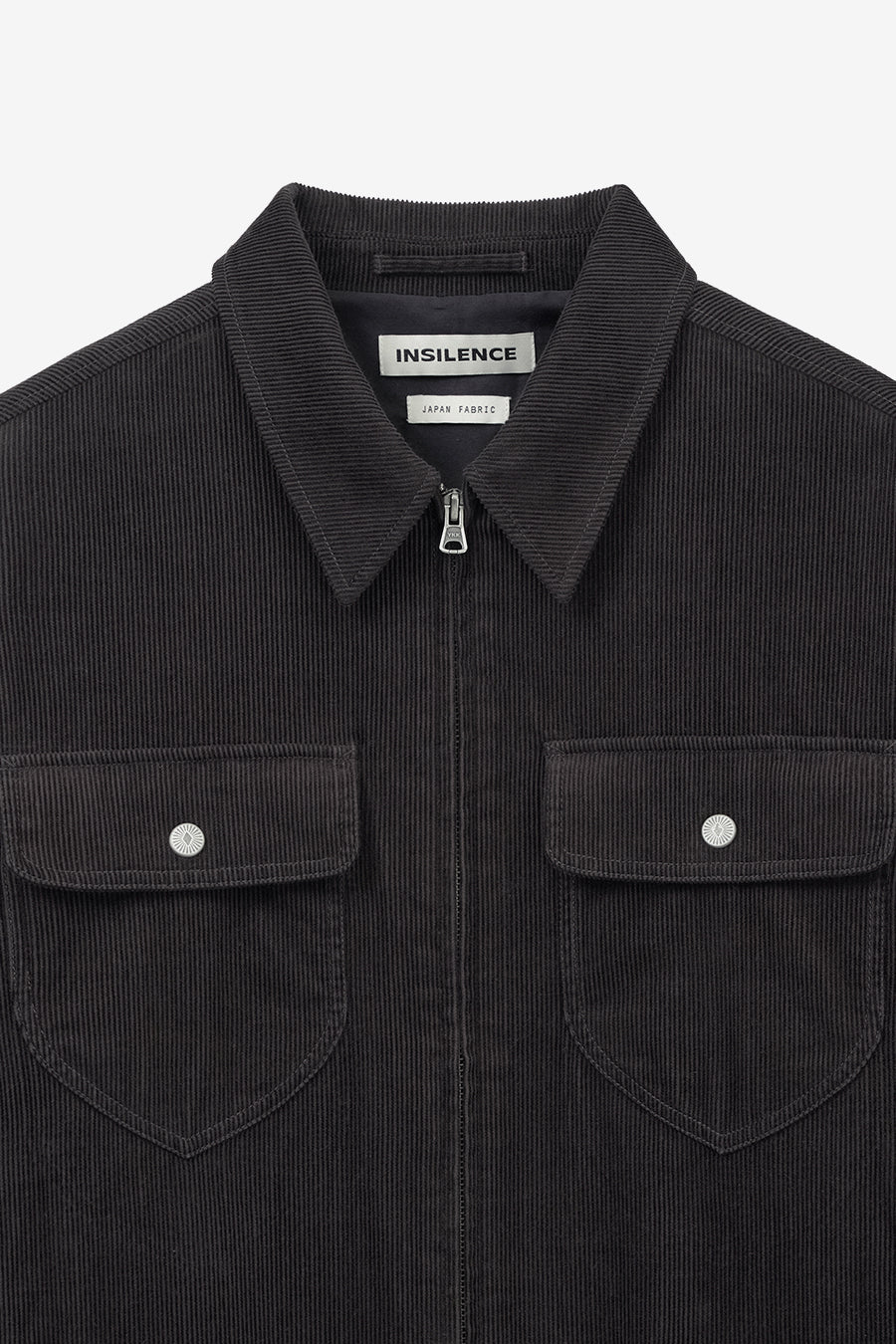 Insilence - Organic Cotton Cord Rodeo Jacket (Dark Brown) product image 7 | TRAB K-Fashion Australia
